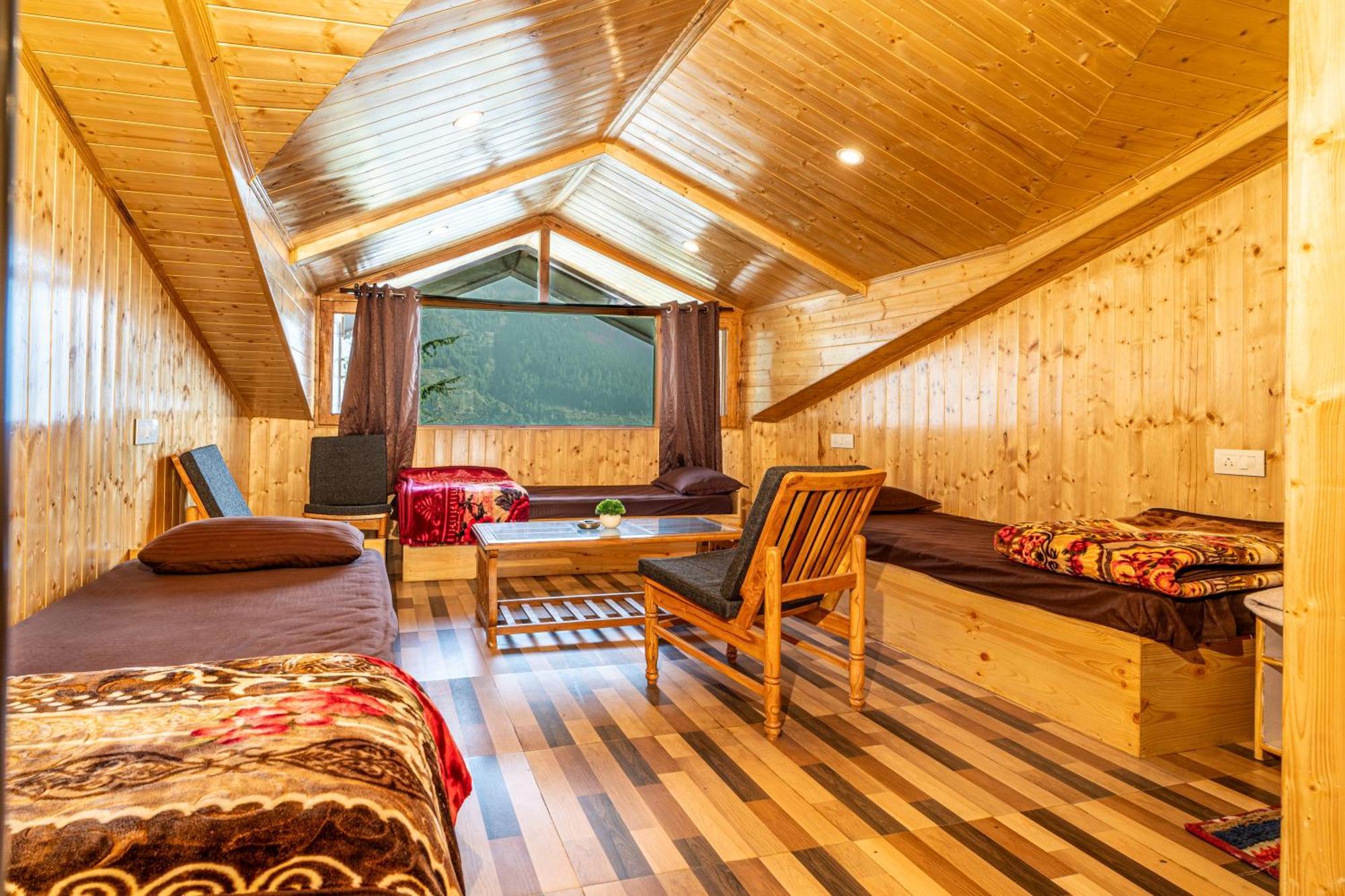 Villa Timberwolves à Manāli Extérieur photo