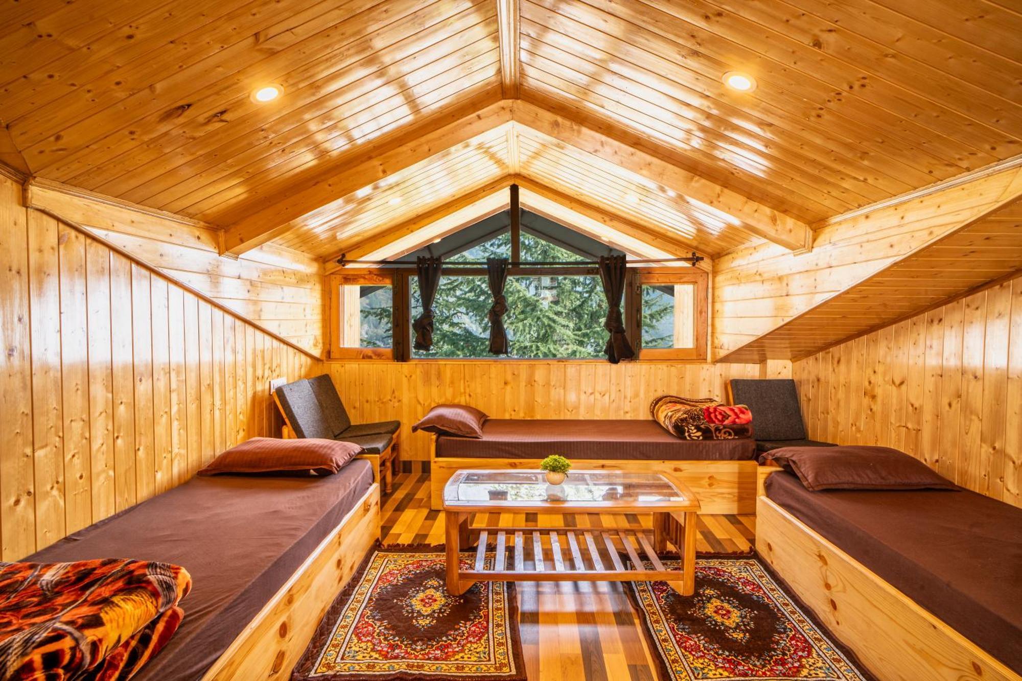 Villa Timberwolves à Manāli Extérieur photo